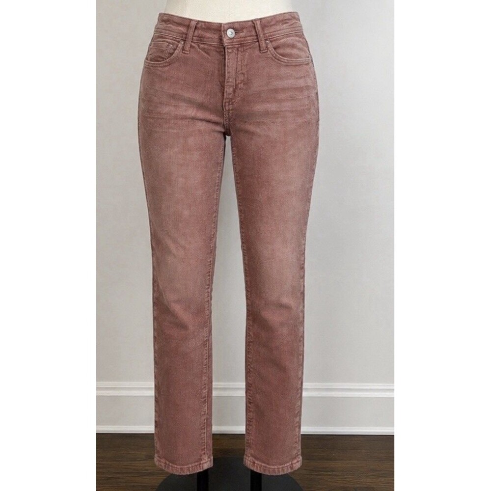 Pilcro Anthropologie Pants Size 25 Petite Light Blush Pink Serif Corduroy